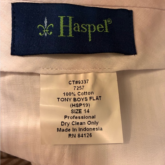 Elegant Beige Striped Dress Pants - Picture 4 of 6